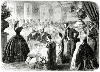 Fête de charité à la loge maçonnique de l